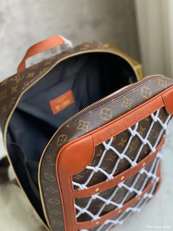 Fake Louis Bags SHOE BOX LOUIS VUITTON LVXNBA BACKPACK 0707